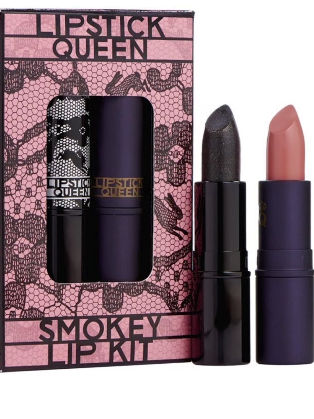 ✨NEW IN BOX Lipstick Queen Smokey Lip Kit - Pink & Black